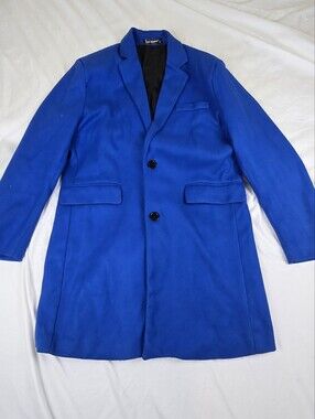 Lars Amadeus Men's Royal Blue Tailored Blazer Jacket Size M